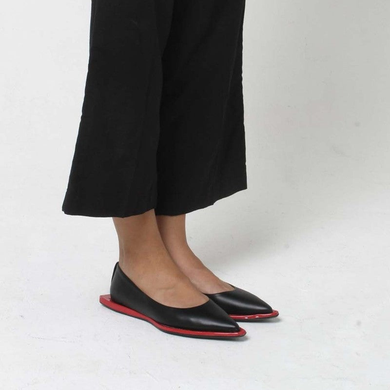 ADALGISA BLACK+RED NAPPA
