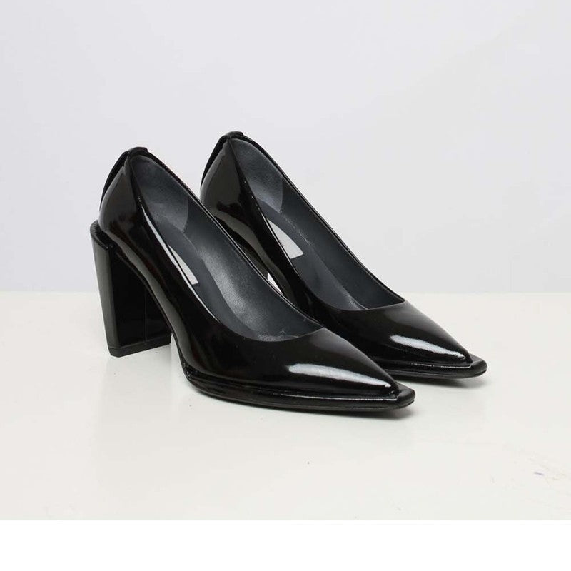 CASSANDRA BLACK PATENT LEATHER