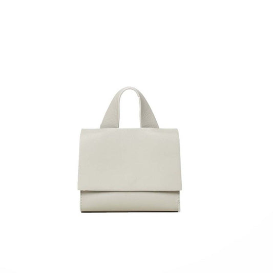 GEMMA BUTTER NAPPA – Italian handmade small butter-colored calfskin shoulder bag with nappa lining