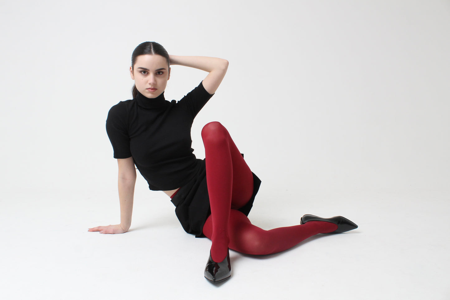 CECILIA PELLE VERNICE NERA