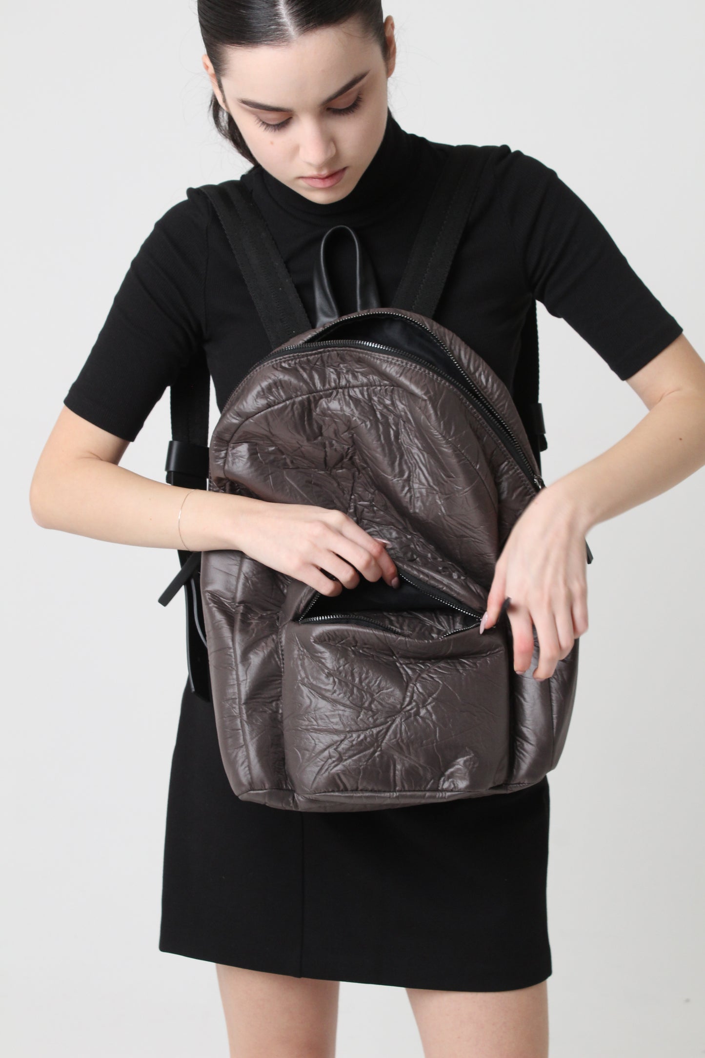 JACK CRUMPLED NYLON