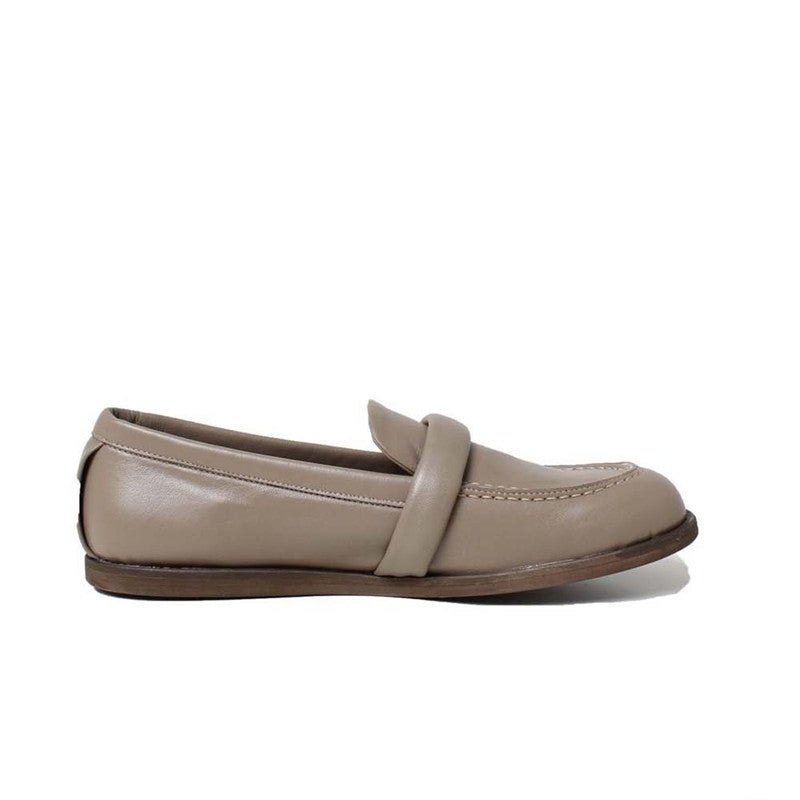 MOCASSINO BEIGE IN NAPPA
