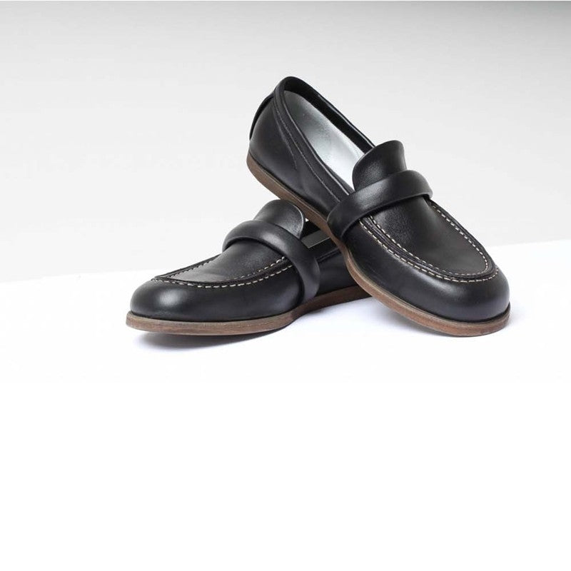 MOCASSINO BLACK NAPPA