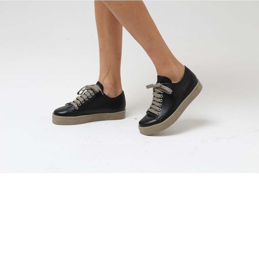 TENNIS 107 BLACK NAPPA