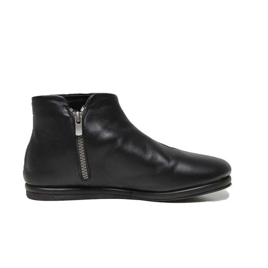 CARMELA BIS BLACK NAPPA – elegant Italian handmade heeled shoe in soft black leather
