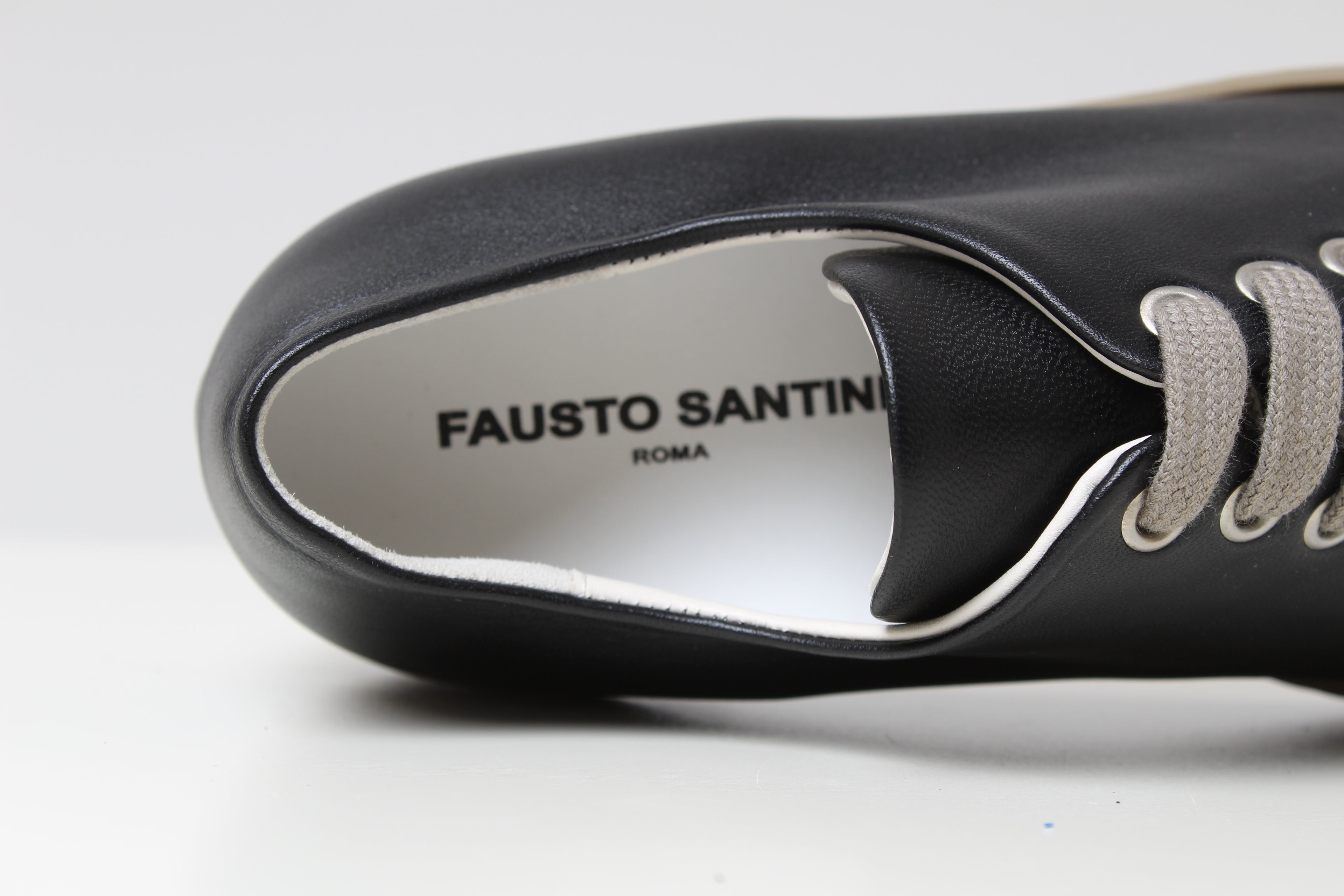 leather shoe by fausto santini rome