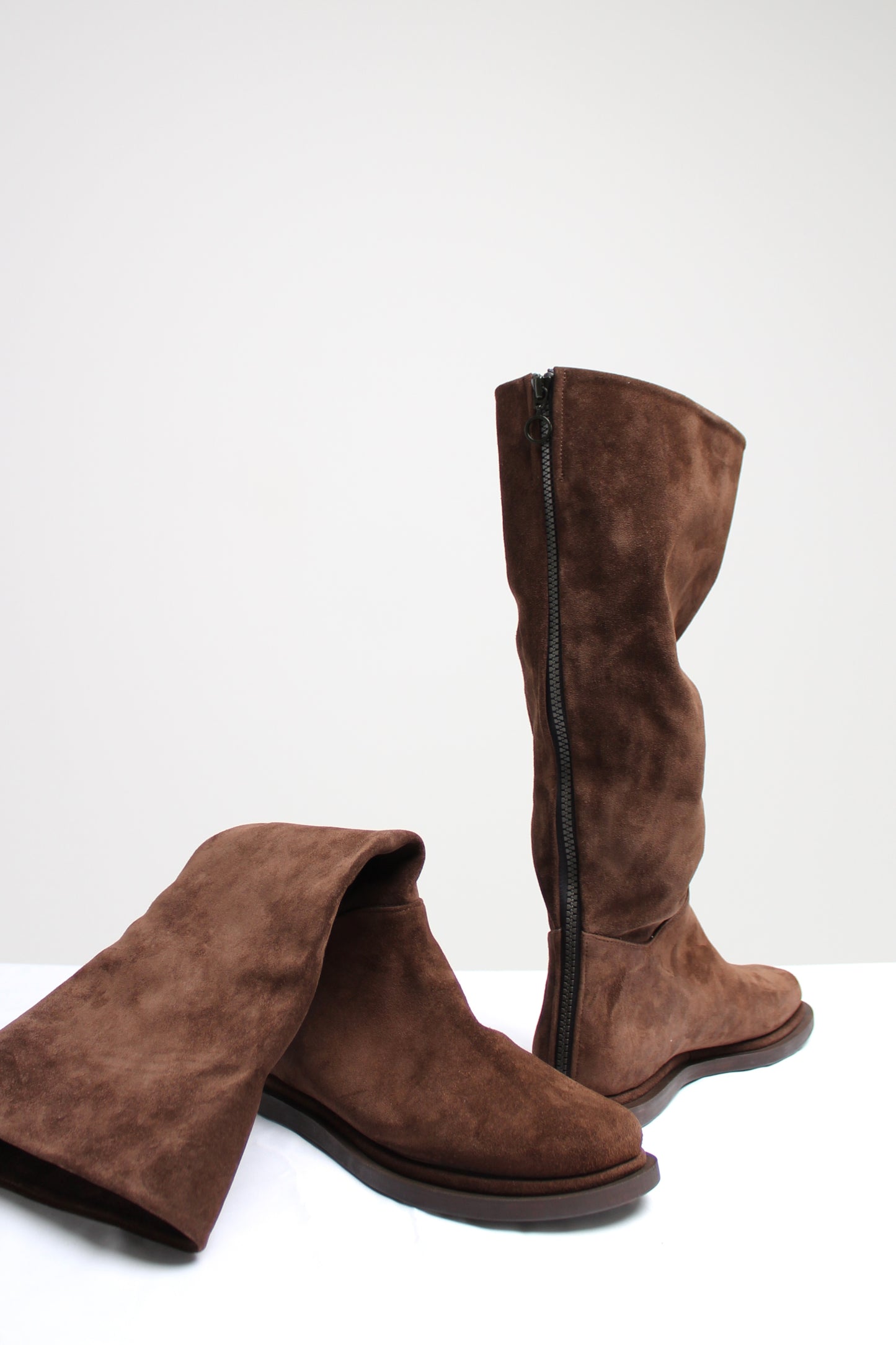 GIULIA brown suede