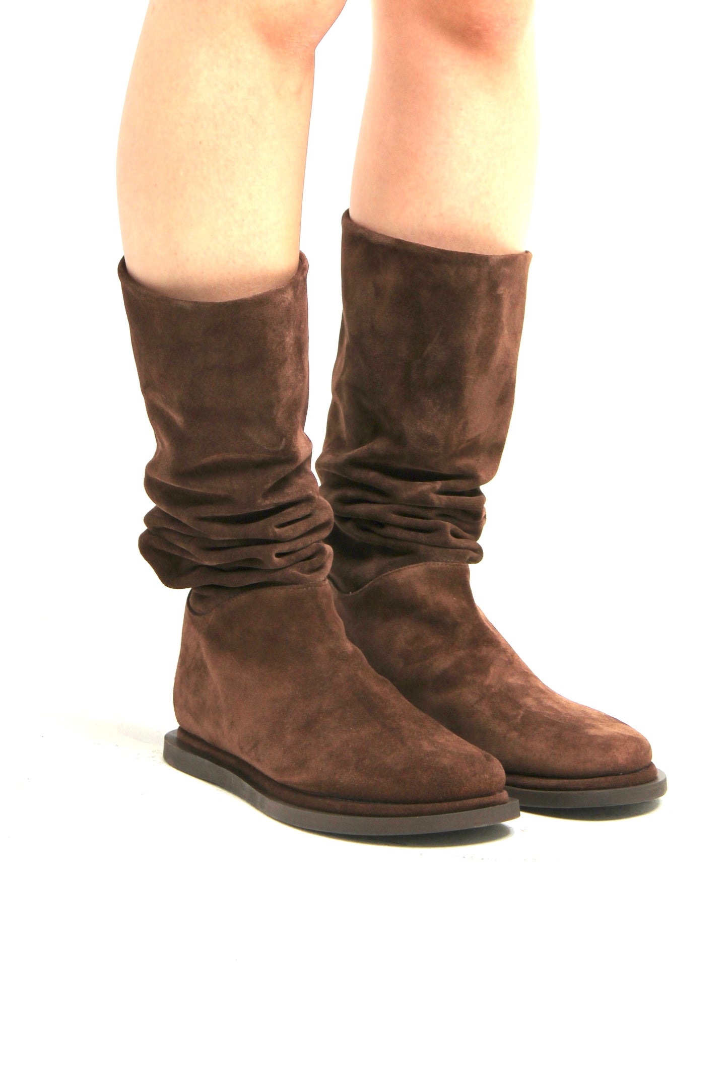 GIULIA brown suede