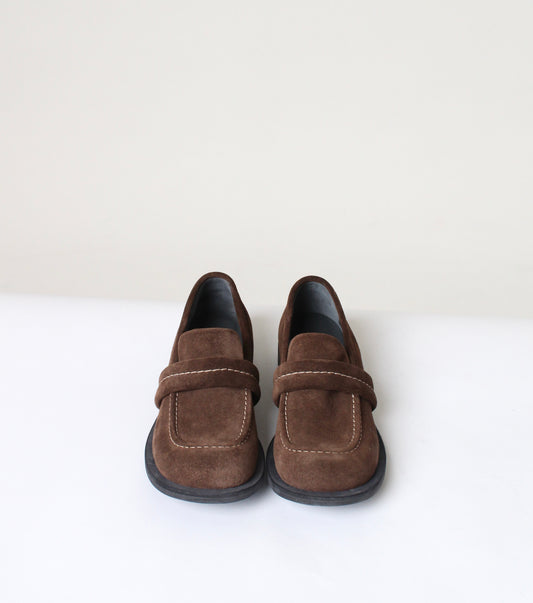 DORALICE BROWN SUEDE