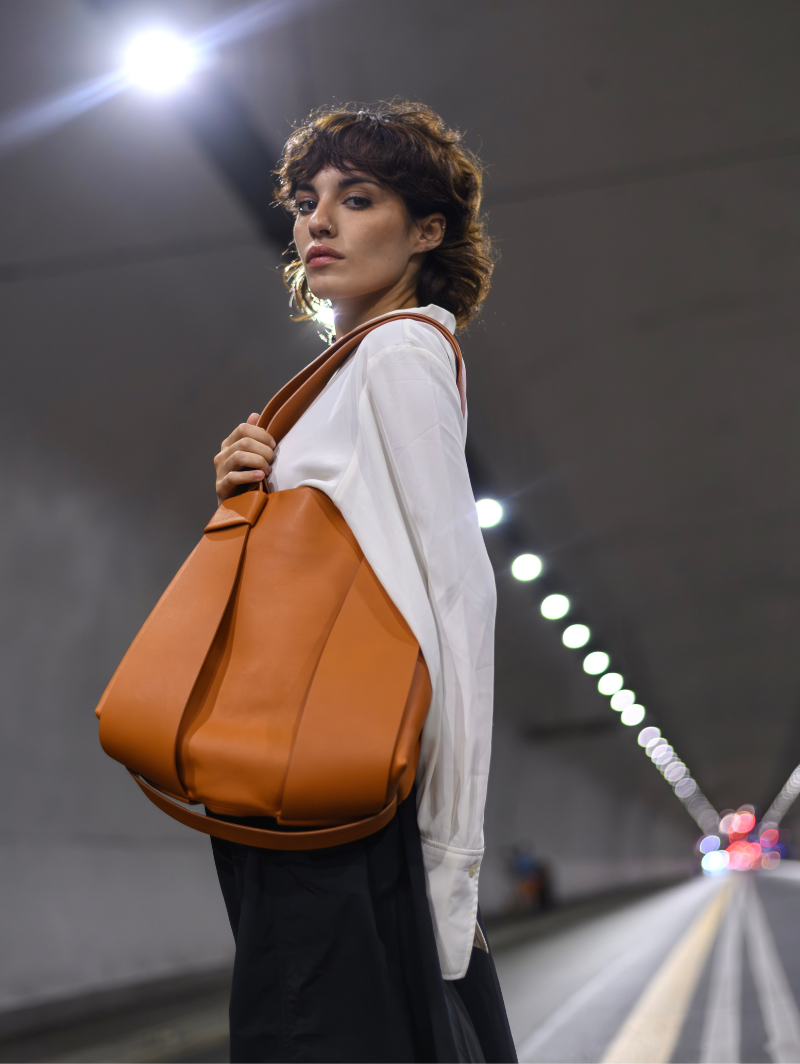 leather bag fall winter